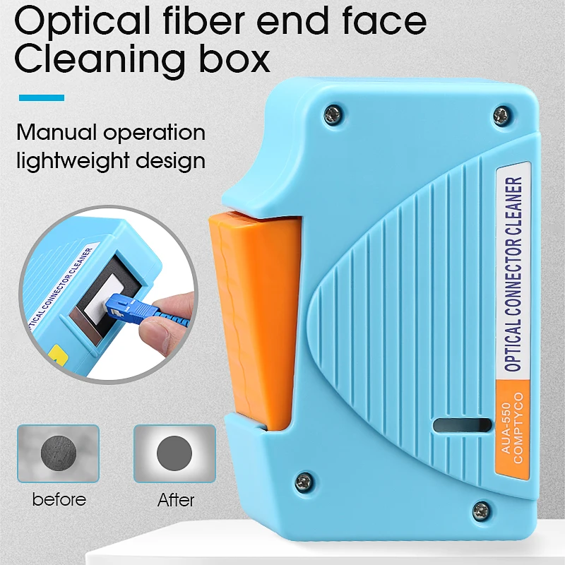 Cleaner Pigtail Ftth Fiber-Optic-Tools Face-Cleaning-Box for SC ST/FC Cassette