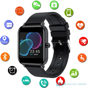 

Full Touch Smart Watch Men Women Smartwatch Fitness Tracker For Android IOS Electronics Smart Clock Square Sport Smart-watch Men