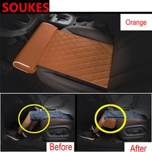 Кожаный коврик для поддержки ног автомобиля для Alfa Romeo 159 Kia Ceed Rio Cerato Sportage Subaru Foreste Impreza Saab