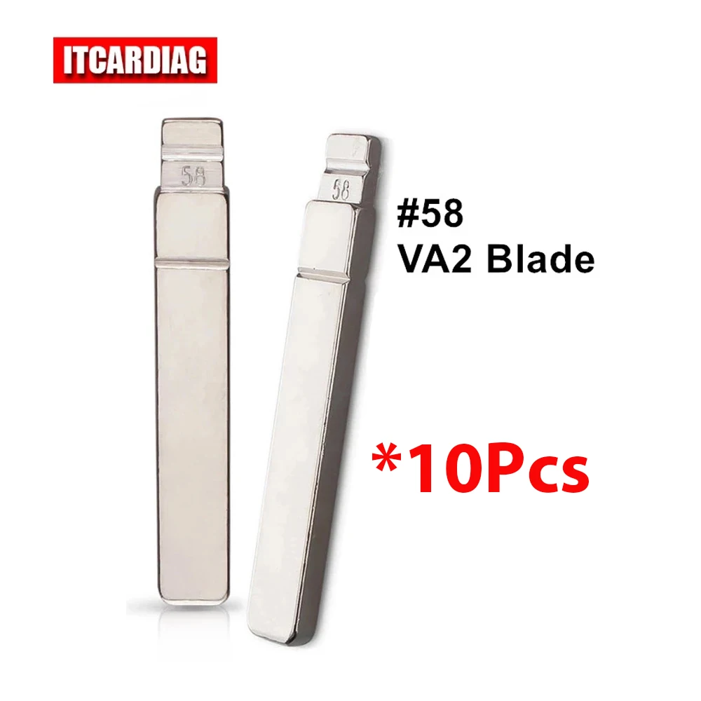 10pcs Uncut Flip Remote Key Blade #58 VA2 For Citroen C4 Sega Triumph Peugeot 307 308 407 408 Renualt | Автомобили и мотоциклы