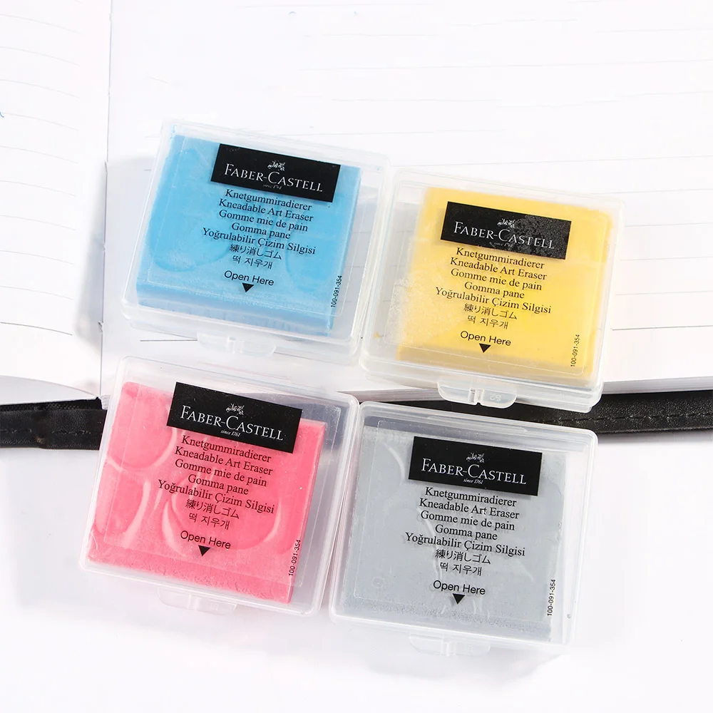 Faber Castell Plasticity Rubber Soft Eraser Wipe highlight Kneaded