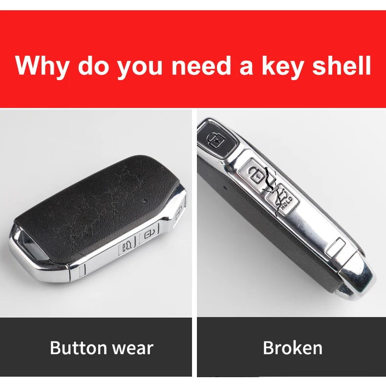 Carbon Fiber Car Smart Key Cover Case Fob For KIA Ceed K3 K4 K5 Sportage R QL KX5 Sorento KX3 KS3 RIO Protect Shell Accessories - H6f79c3f3c76943559b1ecae9f652fbe38