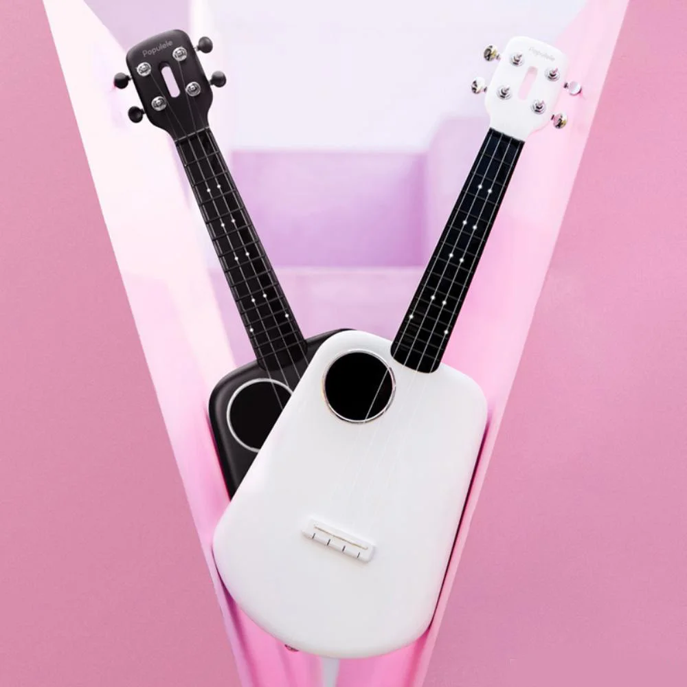  Populele 2 LED Smart Ukulele Concert Soprano 4 Strings 23 Inch Acoustic Electric Guitar from Xiaomi