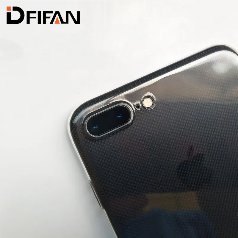 Для iPhone X XS чехол для MAX XR RONICAN тонкий прозрачный мягкий ТПУ чехол Поддержка беспроводной зарядки для Apple 6 6s 7 8 Plus прозрачный чехол