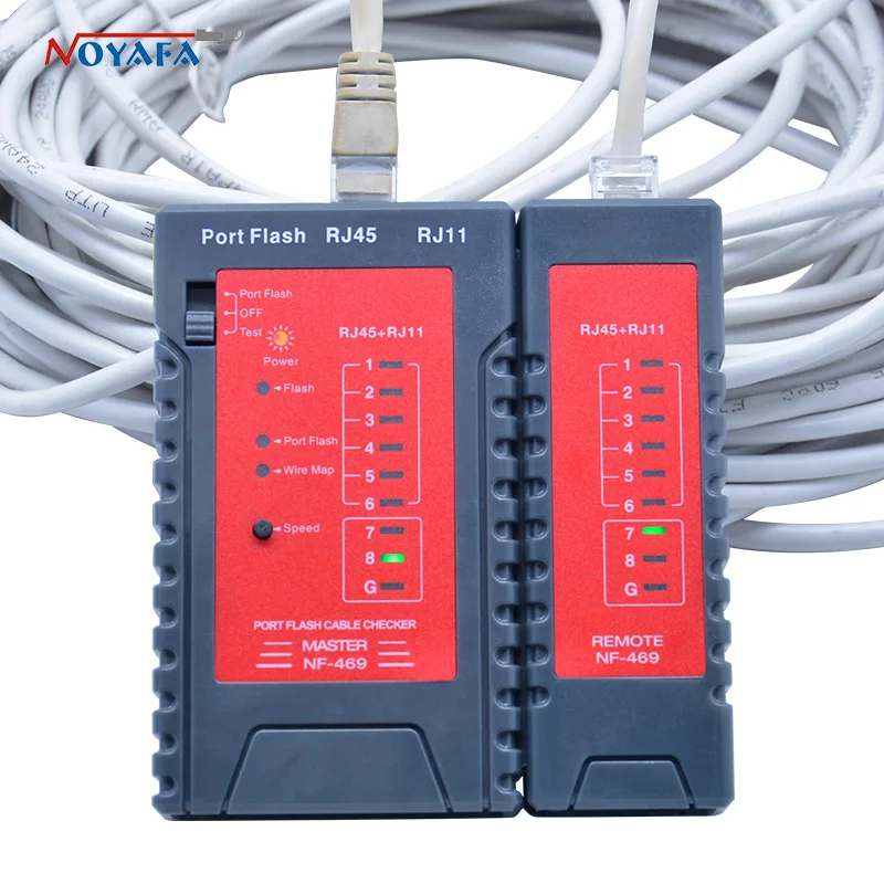 Многофункциональный кабель RJ11 и RJ45 для быстрой проверки режима автоматического