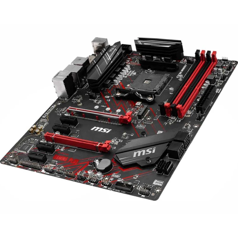 Материнская плата MSI B450 GAMING PLUS MAX Soc-AM4 AMD B450 4xDDR4 ATX AC`97 8ch(7.1) GbLAN RAID+DVI