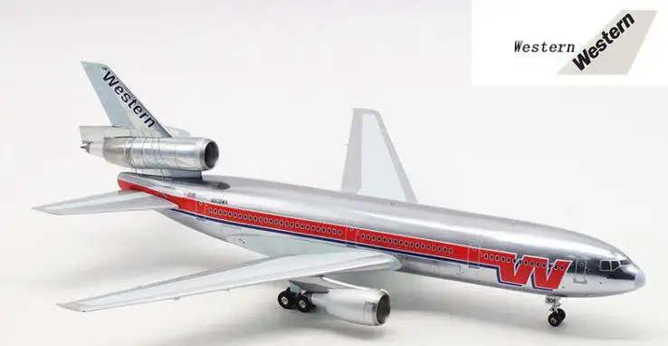 Inflight WESTERN MCDONNELL DOUGLAS DC-10-10 N908WA 1/200 литье под давлением модель самолета