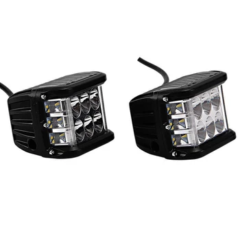 

45W 6000K LED Working Light Bar Offroad Truck Spot Headlight Lamp Waterproof 2x