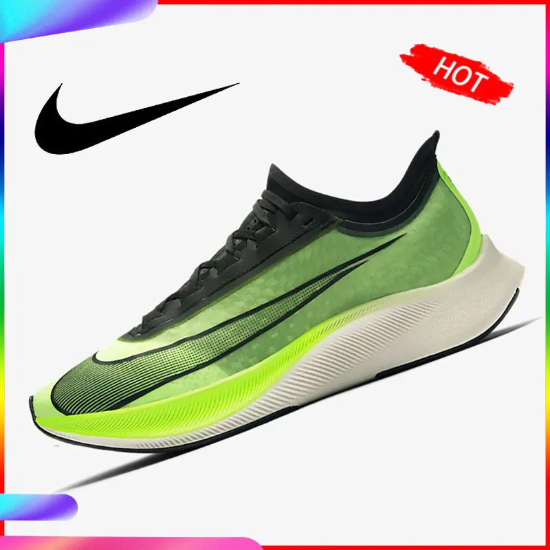 

Original Nike Zoom Fly 3 Men Running Shoe Sneakers Sport Outdoor Flaps Cushioning and Breathable Comfortable 2019 New AT8240-300