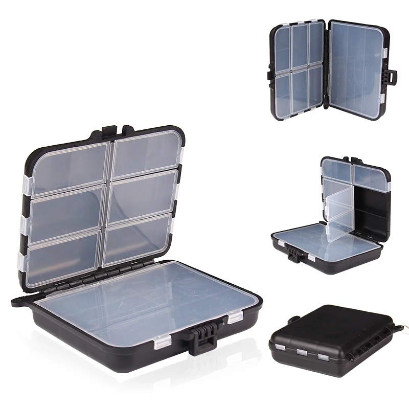 

2-Layer Multifunctional Removable Lure Bait Box Fishing Bait Hook Fishing Fittings Storage Box with Interlayer Receiving Box