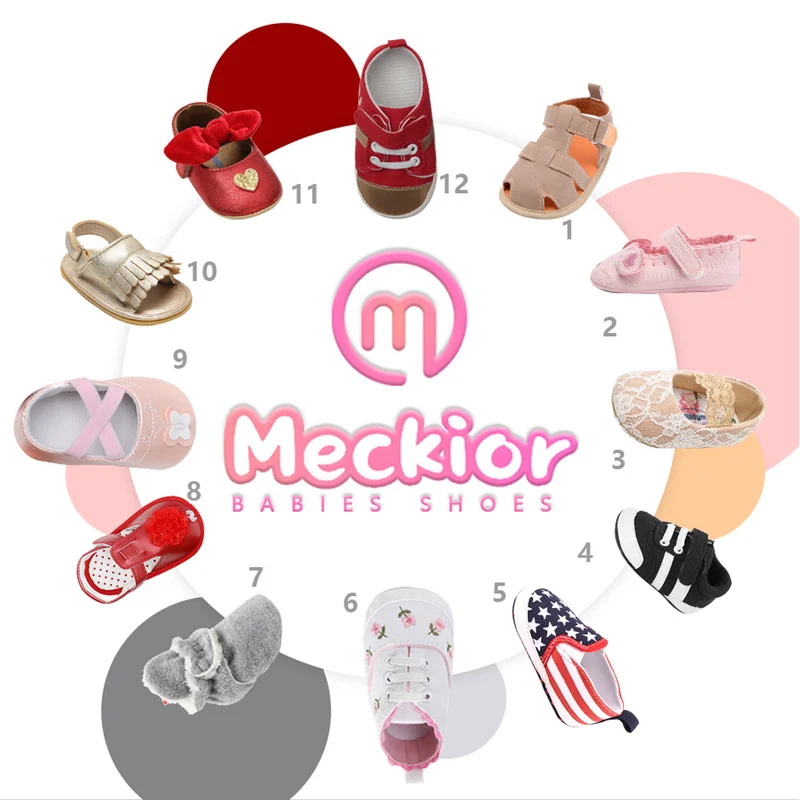 Baby Girl Shoes Newborn Toddler Boy Soft Handmade Rubber Sole Embroidered Flower Infant First Walkers Princess Baby Crib Shoes 6