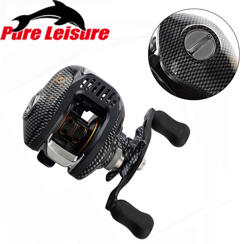PureLeisure12 + 1BB Рыболовные катушки капля воды колесо 6 3: 1 ручка катушка для литья