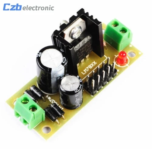 L7812 Шаг вниз 14 5 V-35 V-12 V понижающий преобразователь DIY Kit Питание модуль электронный