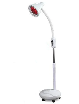 B Soporte de suelo 275 W de cabeza doble piso de terapia de masaje terapia lappara de calefacción piel luz alivio dolor fisioterap - Цвет: B