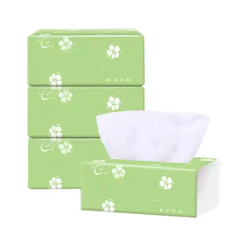 

3 Packs 3-layer Home Disposable Soft Dinner Napkin Paper Baby Facial Tissues Hot