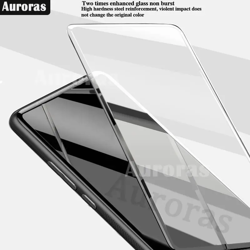 Auroras для OPPO Reno 2Z чехол из закаленного стекла с мягкой ТПУ рамкой противоударный чехол для OPPO Reno 2F чехол s reno 2