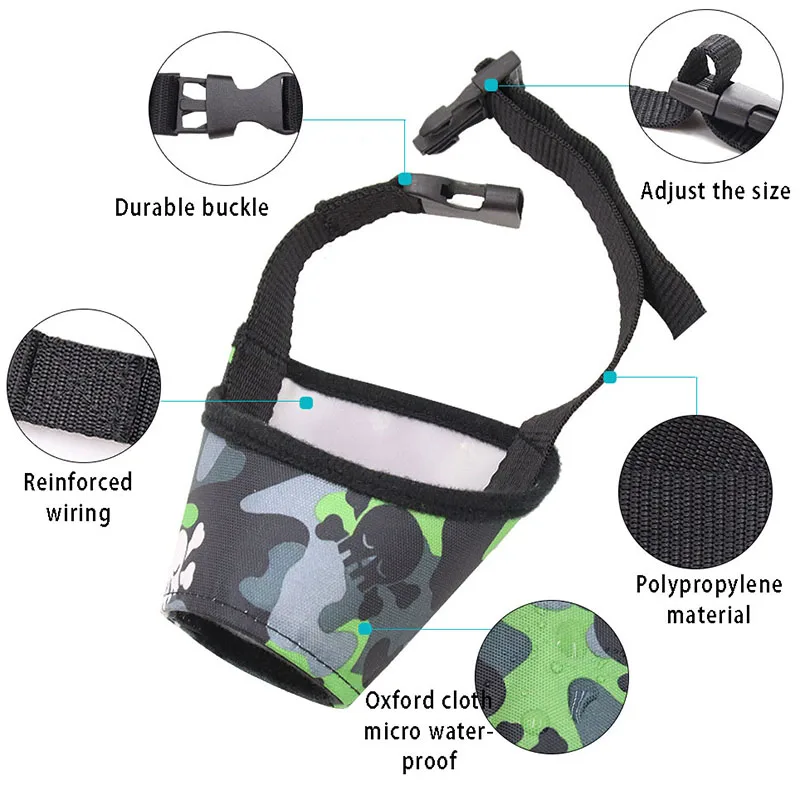 Soft Dog Muzzle Adjusting Straps Mask Anti-biting Anti Stop Chewing for Small Medium Large Dog