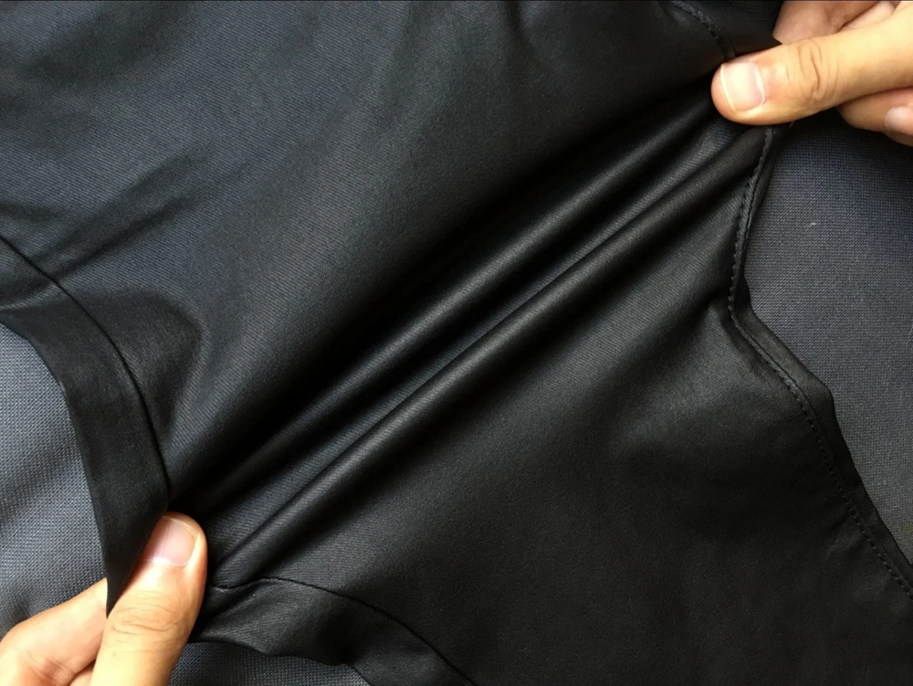 YUANSHU обтягивающие джинсы с высокой талией из искусственной кожи женские модные тонкие черные эластичные брюки-карандаши сексуальные обтягивающие брюки из искусственной кожи