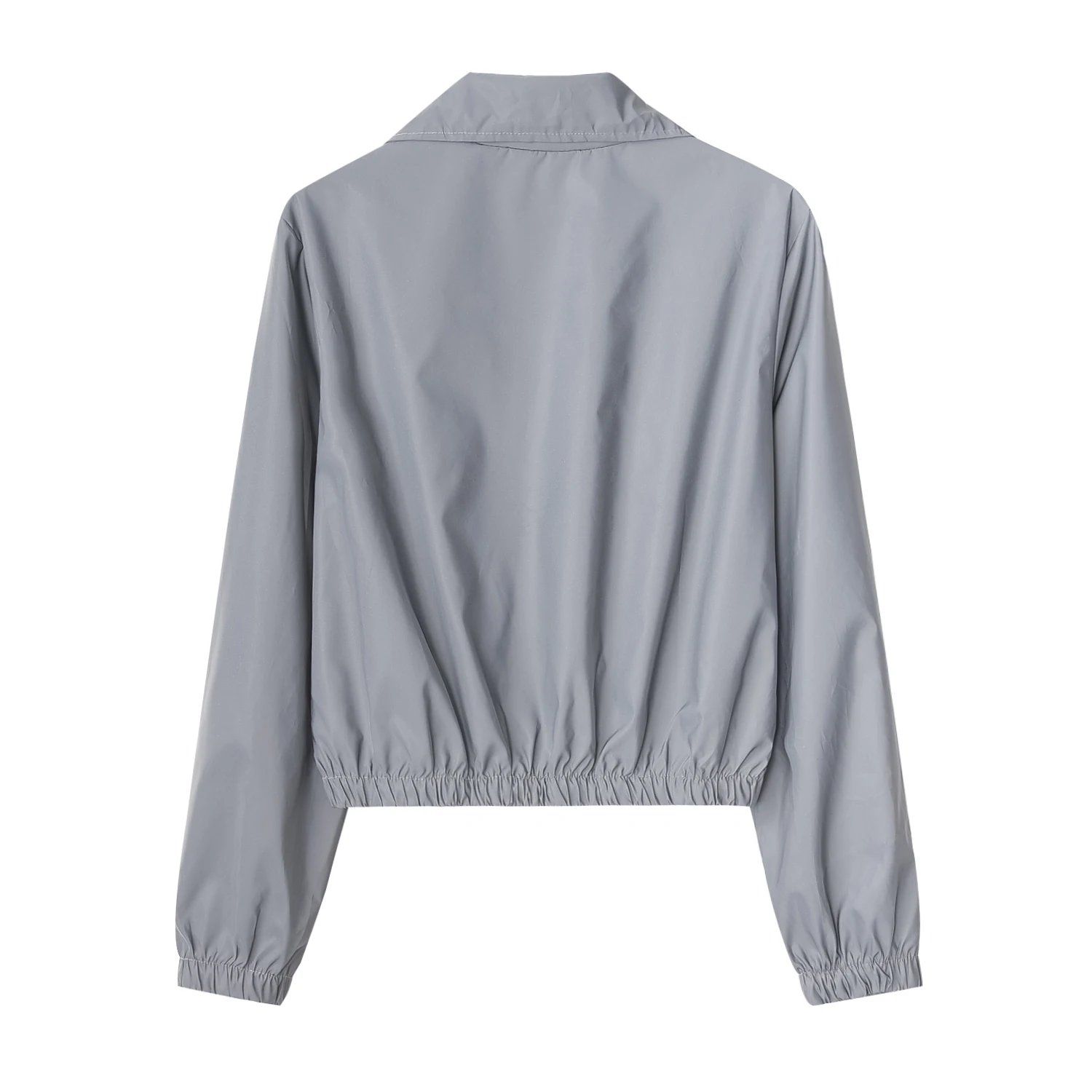 XUANSHOW Women Windbreak Set Reflective Two Piece Set Casual Hip Hop Jackets Night Light Clothes Long Pant Suit 2019 Plus Size