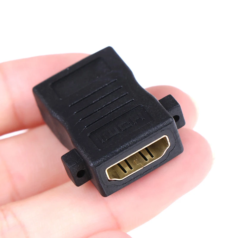 1 шт. HDMI Женский к женскому панельному креплению Удлинительный соединитель