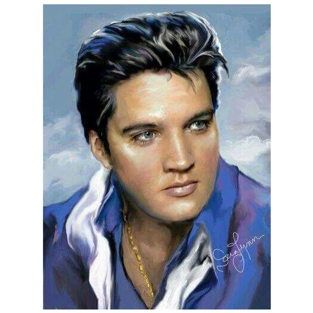 5D Diamond Painting Elvis - DIY Diamant Bild 40x40cm