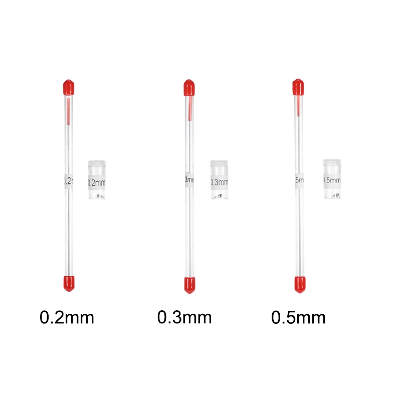 3PCS 0.2/0.3/0.5mm Airbrush Needle Nozzle Accessories Useful for Painting Airbrush Body Brushwork Accessories Parts Spray Tools 3pcs chinese painting felt mats calligraphy felt mats practical student writing mats