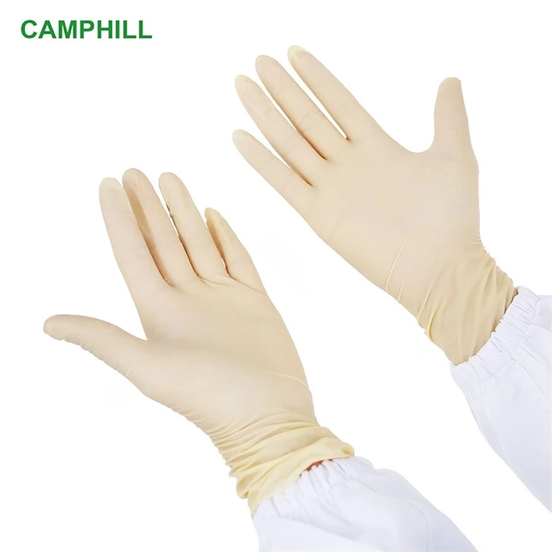 Direct selling disposable emulsion gloves industrial rubber labor