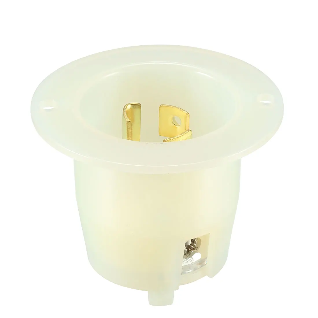 

uxcell Flanged Power Inlet Twist Lock NEMA Grounding Industrial Grade L5-15P 3 Pole 4Wire