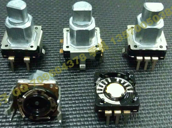 

2PCS/LOT EC12 encoder, 20 positioning, 20 pulse, 5 pin encoder, 13MM axis