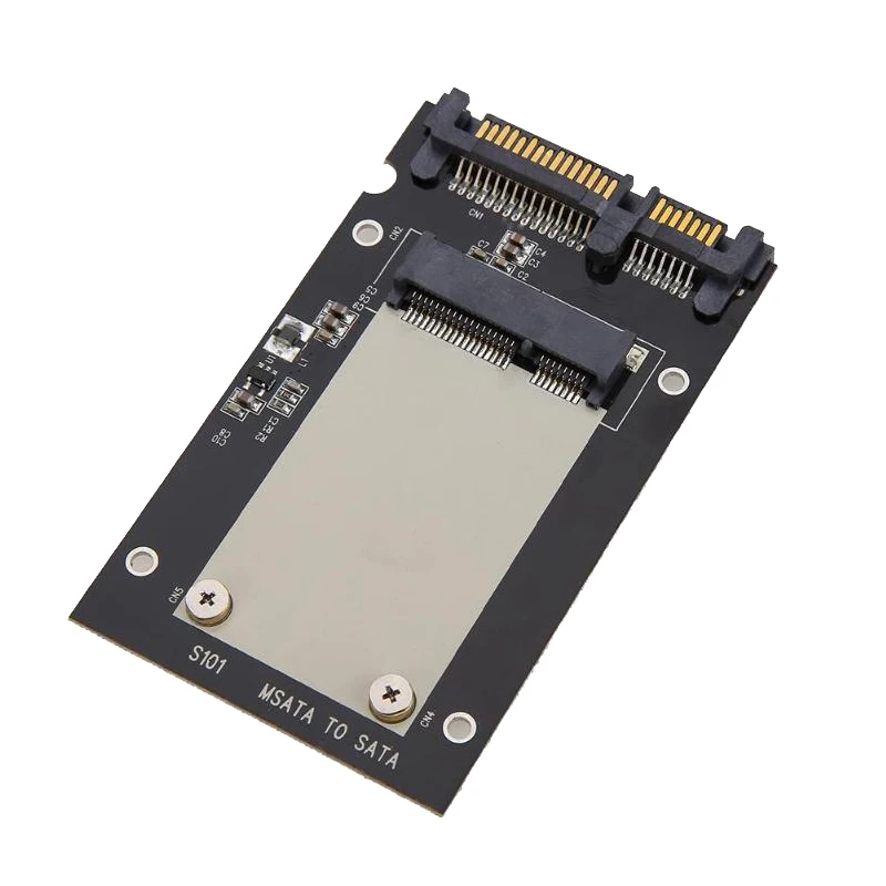 Универсальный mSATA Мини SSD до 2,5 дюймов SATA 22-Pin конвертерная плата адаптера для Windows2000/XP/7/8/10/Vista Linux Mac 10 OS
