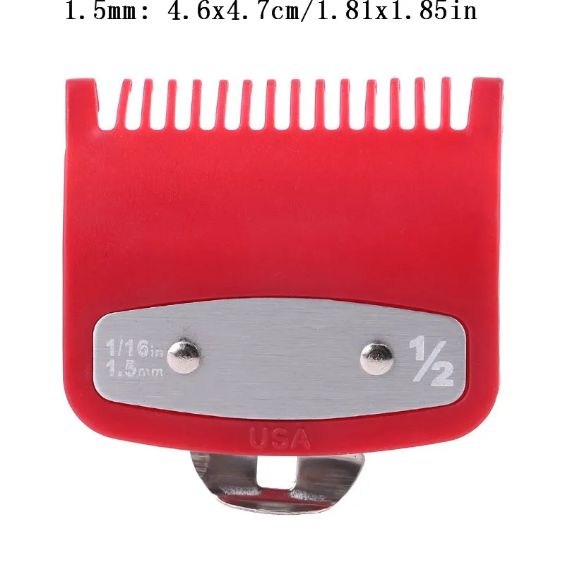 1 шт./2 шт. профессиональная расческа для стрижки волос с металлическим зажимом - Цвет: R1