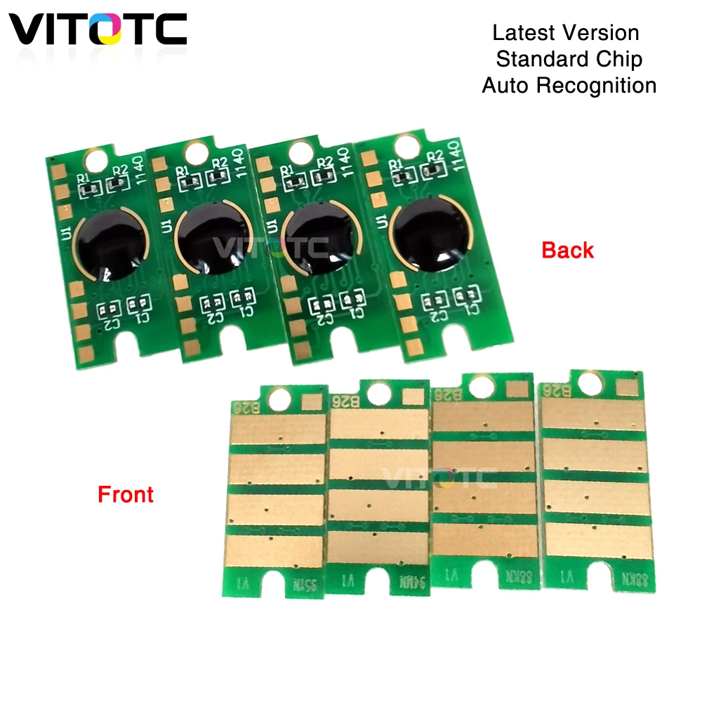 4Pcs Colored Toner Cartridge Powder Reset Chip Kit Compatible for Xerox Phaser 6510 WorkCentre 6515 n dn dni Large Capacity toner cartridge replacement