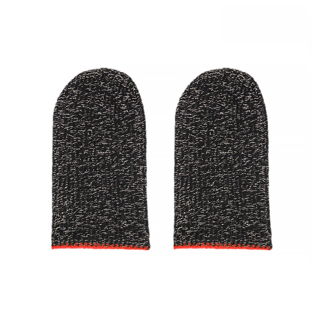 Finger Sleeve Breathable Fingertips For Games Anti-Sweat Touch Screen Finger Cots Mobile Touch Nylon Knitted Screen Glove