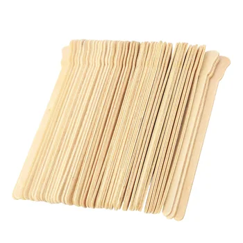 

100pcs Wooden Wax Mixing Sticks Disposable Waxing Spatulas Hair Removal Wax Stick