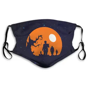 

Halloween Theme Military Active Carbon Filter Mask with PM2.5 Filters 5 Layers of Protection for Men and Women