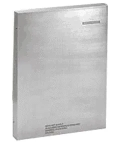 

Базовый испытательный блок ASME19mm из углеродистой стали (диаметр отверстия 2,5 мм, оба выемки глубиной = 0,4 мм, длина = 51 мм, ширина = 6 мм