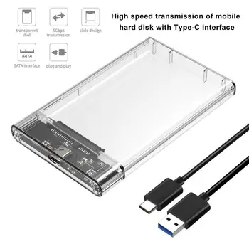

Reversible Type-C USB 3.1 2.5inch SATA External SSD Mobile Hard Disk Box Case