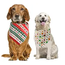 Рождественские Слюнявчики для домашних животных, банданы для собак, легко моются, рождественские подарки, легко очищаются, уход за кожей, милая поддержка, Прямая поставка, новинка