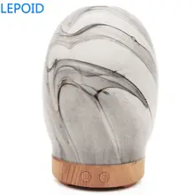 LEPOID, 100 мл, СВЕТОДИОДНЫЙ Электрический ароматический увлажнитель воздуха, диффузор, мраморный очиститель воздуха, холодный туман для дома, офиса, спа