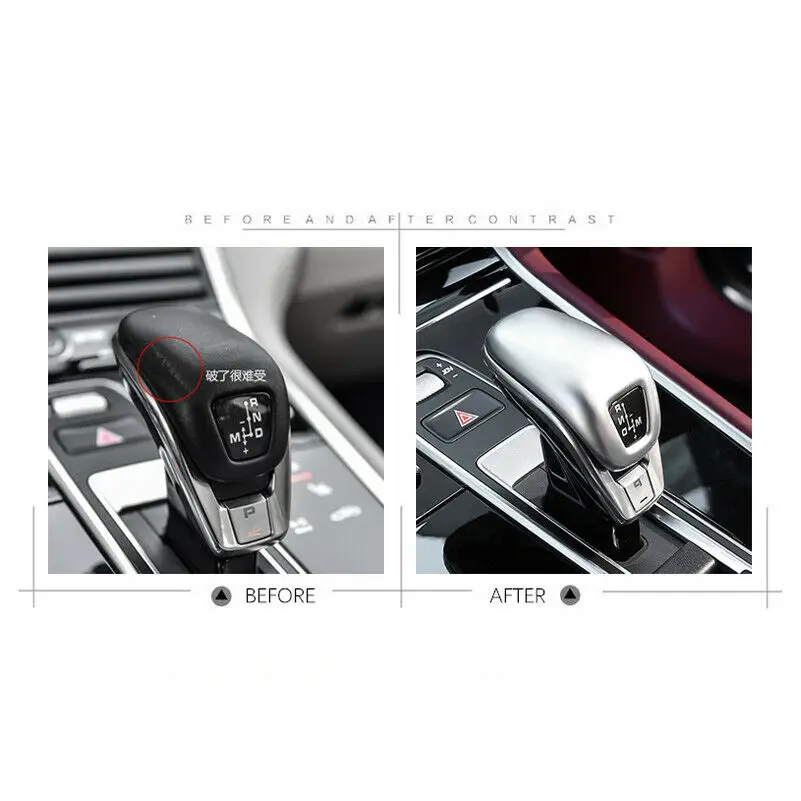ABS Автомобильная консоль ШЕСТЕРНЯ рукоятка рычага переключения передач Накладка для Porsche New Panamera