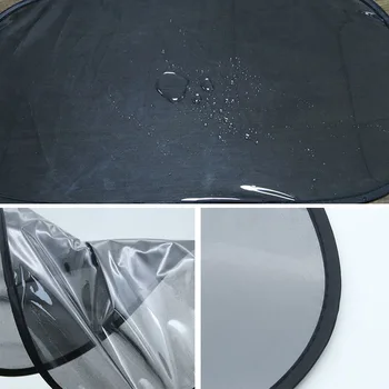 

Hot Car Sunshade Shade Cling Sunshade Side Window Sunscreen Electrostatic Adsorption Sticker 12*20inch 2019