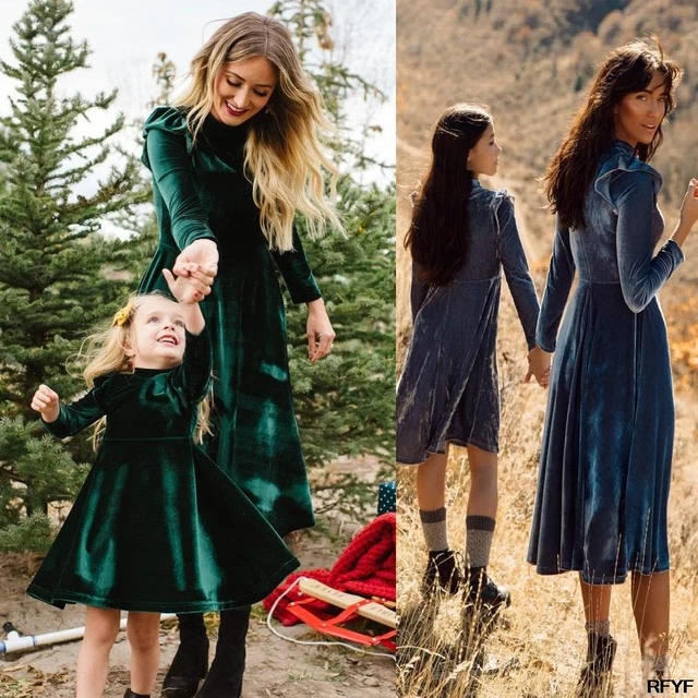 Mommy and Me Formal Dresses, Mother Daughter Matching Dress, Wedding Guest  Dress, Emerald Green Dress, Photography Dress, Special Occasion - Etsy |  Women lace dress, Mother daughter dresses matching, Girls dresses