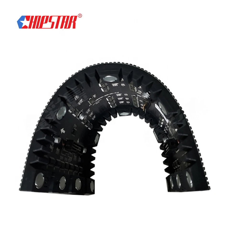 Мягкий изогнутый гибкий светодиодный дисплей P4 для стандартного использования |