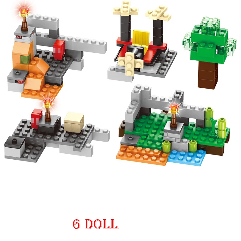 368pcs Compatible Lepining MinecraftINGLys My World Dolls Building Blocks Toys for Boys Gift Kids Child toy 368pcs Compatible Lepining MinecraftINGLys My World Dolls Building Blocks Toys for Boys Gift Kids Child toy