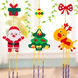 Campanas de viento 3D para niños, juguetes artesanales de EVA, pegatinas de campana de viento, manualidades, decoración, regalos, 3 piezas