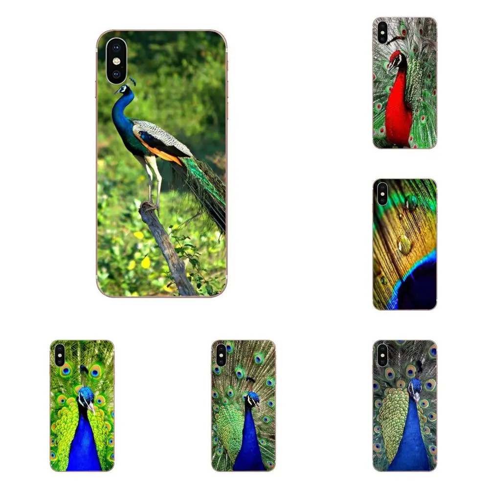 Красивый Роскошный чехол для мобильного телефона с павлином HTC Desire 530 626 628 630 816 820