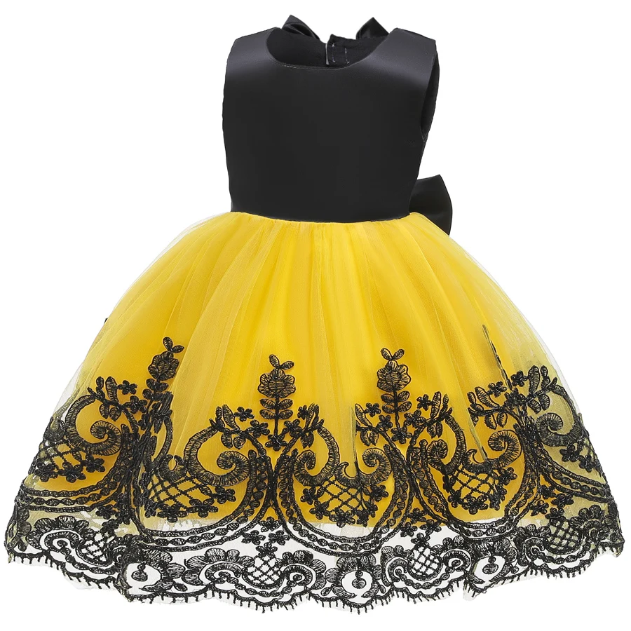 Платье для новорожденных девочек 1 год на День рождения; кружевное фатиновое платье на крестины для маленьких девочек; вечерние платья принцессы для малышей; милое платье