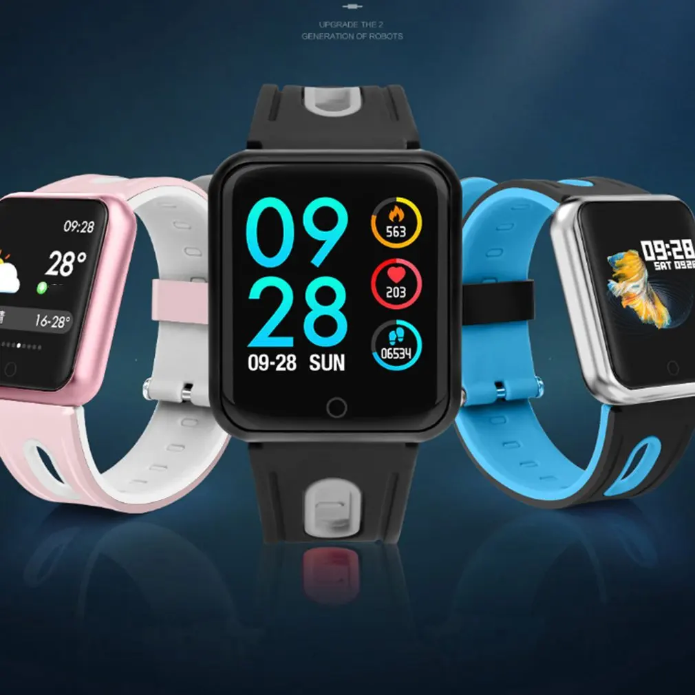 P68 color screen smart bracelet step-by-step exercise long standby IP68 waterproof sleep heart rate