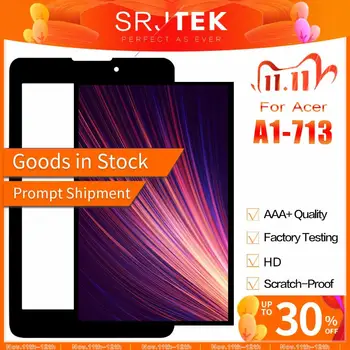 

Srjtek 7inch For Acer iconia Tab7 Tab 7 A1-713 LCD Display Touch Screen Digitizer Sensor Replacement Parts Tablet Pc