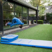 Скидка! Воздушный трек 5*1*0,2 м надувной воздушный барабан 5 м 4 м трек Олимпийский тренажерный зал коврик Yugo надувной воздушный тренажерный зал воздушный трек для домашнего использования